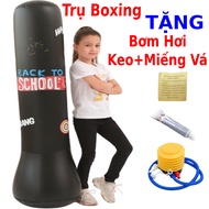 Bao đấm bốc boxing bộ đồ chơi đấm bốc cho bé - Trụ hơi đấm bốc boxing tại nhà cho bé thế hệ 5.0 - Tặ