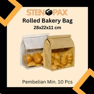 Cookie Paper Bags Croissant/s Multipurpose/s Premium Oil-Resistant Bakery Bags Bread Paper Bags