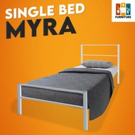 (READY STOCK)  Katil Single/Single Bed Frame/Katil hostel/Metal Bed/Bed Base/Katil Single Besi/Katil bujang Furniture Besi