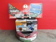 จัดชุดใหญ่สายคู่ สายลม-สายแก๊ส 2 ชั้น Polyflex 1/4"(10 ม.) +เกจ์ลม oxygen&เกจ์แก๊ส L.P.G +ชุดตัดแก๊ส