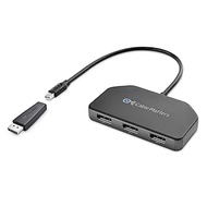 Cable Matters Triple 4K DisplayPort Splitter (Triple Monitor Mini DisplayPort Hub) to 3-Port DisplayPort 1.4 Enabled for 8K and 4K 120Hz HDR for Windows Only, NOT Compatible with macOS