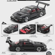 Mortal 1:64 Black Silvia S14 2025 Foshan Limited Edition Diecast Car Model