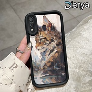 DIENYA Casing Hp Untuk Samsung Galaxy A30 A20 M10s Case Casing Hp pola harimau Cesing Kesing sederha