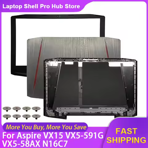NEW for Acer Aspire VX15 VX5-591G VX5-58AX N16C7 Laptop LCD Back Cover Front Bezel Housing A B Shell