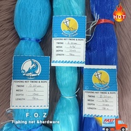 Jaring Pukat Ketam 0.30mm x 4-3/4" & 5" x 10MD Pukat Tangsi | Isi Kosong | Mata Tegak | Fishing Net