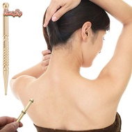 honeybird 1Pc Pure Brass Facial Massage Pen Eye Trigger Point Massage Pen Reflex Stimulator Acupoint