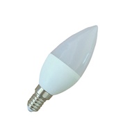 LED plastic-clad aluminum C37 candle light, dimmable 5W energy-saving light, super bright E14 screw 