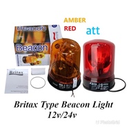 britax type beacon lamp red 12v-24v