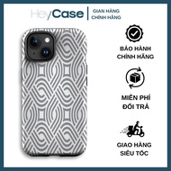 Wavy, lines, geometric and minimalist TPU phone case for iPhone