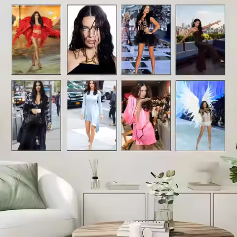 Fashion Icon A-Adriana Lima Poster Crease Free Waterproof Durable All Space Wall Decor
