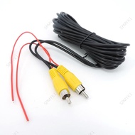 RCA male Video Cable For Car Rear View Reverse Camera AV Extension Wire Multimedia  MYK1