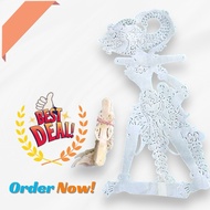 Anoman Genuine White Leather Puppet/Puppet Of Anoman Gebingan Leather Standard Size Dalang