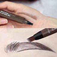 4 Point Eyebrow Pencil Waterproof Liquid Eyebrow Pen Makeup Long Lasting 4 Fork Tip Brow Pen Cosmeti