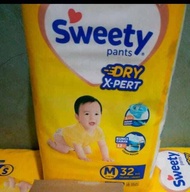 Pampers sweaty ukuran m