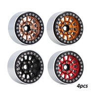 1.9 12 Spokes 4pcs Metal Alloy Beadlock Wheel Rim RC Crawler Axial mn999 HBR1001