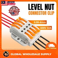 1PC BOTRIC 2 Conduct Lever Nut Connector Fast Cable Clip Connector Wire Connectors 3/4/5 Way Reusabl