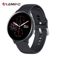 สมาทวอช LEMFO S20 1.4 Inch Full Touch Screen ECG Smart Watch Men IP68 Waterproof Sport Smartwatch 7 Days Standby For Android IOS Phone สมาทวอช black