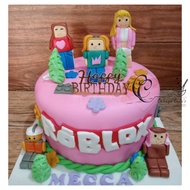 Roblox Girl Cake / Kue Ulang Tahun Roblok Cewek / Roblox Wanita