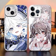 Genshin Impact Furina Hu Tao Raiden Shogun Case For Xiaomi Redmi A3 A1 A2 Plus 12 8 9 9C 9A 10C 12C 