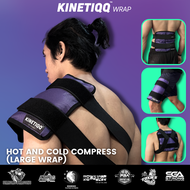 KINETIQQ Wrap (Large) Hot and Cold Compress Adjustable Ice Pack Microwaveable Compression Therapy St
