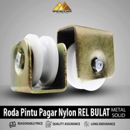 RODA NYLON PINTU PAGAR REL BULAT / RODA NILON PAGAR BESI GERBANG/ PINTU BESI/ PINTU LIPAT