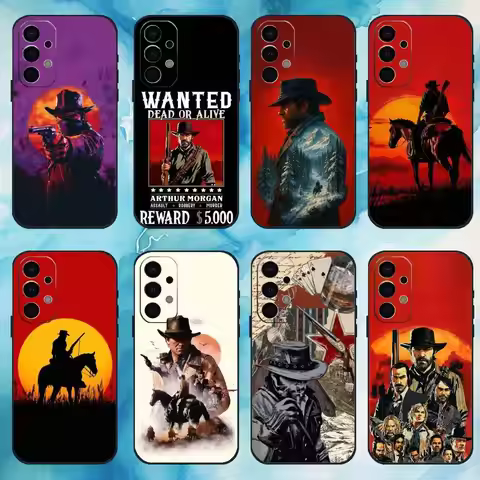 Red Dead R-Redemption 2 Phone Case For Samsung S25,S24,S21,S22,S23,S30,Ultra,S20,Plus,Fe,Lite,Note,1