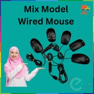 Mix Model Wired Mouse - PC / Notebook Wired Mouse - REFURBISHED