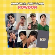 ROWOON UNOFFICIAL PHOTOCARD/ KOREAN DRAMA ACTOR/ KOREAN AKTOR PHOTOCARD/ KOREAN AKTRIS
