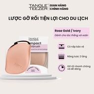 Lược gỡ rối Tangle Teezer Compact Styler - Rose Gold/Ivory size du lịch