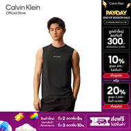 CALVIN KLEIN เสื้อแขนกุดผู้ชาย Essential Tank ทรง Slim รุ่น GMS5K187 VP2 - สีดำ