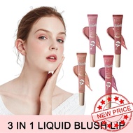 12ml 4-color Liquid Blush Smooth And Easy To Apply Student Blush E5l0