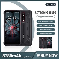 HOTWAV CYBER 8 Android 11 Mobile Phone IP68 Rugged Waterproof Cellphone 4GB 64GB Smartphone 16MP Cam