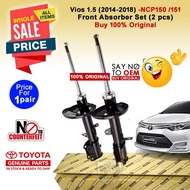 Vios 1.5 (2014-2018) Front Rear Absorber NCP150 NSP151 48510-0D501 48510-0D500 48530-0DC90 48530-0D7