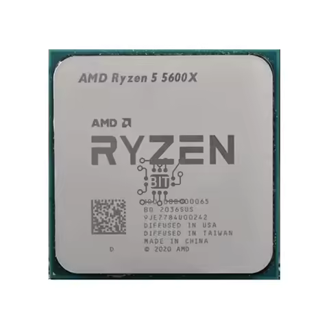 Ryzen 5 5600X R5 5600X 3.7 GHz Six-Core Twelve-Thread CPU 7NM 65W L3=32M 100-000000065 Socket AM4