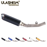 Exhaust Slip On For kawasaki Z800 Z750 Z1000 Z 750 800 Motorcycle Exhaust Muffler Modified Middle Li