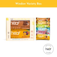 Heal Protein Variety Box- Whey Protein/ Vegan Protein (6 sachets) HALAL - Meal Replacement, Pea Protein