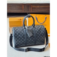 Cowhide keepall40 Travel Bag Airport Bag Airport Big Bag Locomotive Goddess Bag 2F0O