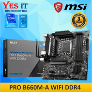 MSI PRO B660M-A WIFI DDR4 MOTHERBOARD + INTEL 12TH GEN Core™ PROCESSORS