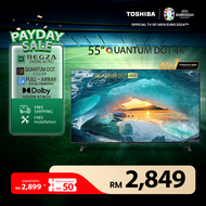 Toshiba 55" 4K QLED Google TV with 60Hz / Quantum Dot / Dolby Vision Atmos / HDR10+ / Television 55M550M