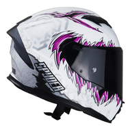 Spyder Corsa GD S2 - BREEZY Full Face Dual Visor Helmet (FREE Clear Visor)