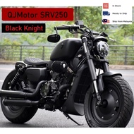 QJMotor SRV250 AMT Skull Premium Upgrade Parts Air Filter Handlebar Absorber Headlamp Custom Seat