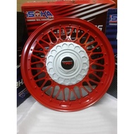 HARGA PROMO!!!!!! WHELDOP MODEL CL CLPM- DOP CL R13 DAN R 14 INCH - (PUTIH MERAH) - COVER DOP RODA M