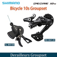 ❀DEORE M4100 Right Shifter M4120 Rear Derailleur Shadow RD 1*10 Speed MTB Mountain Bicycle Groupset