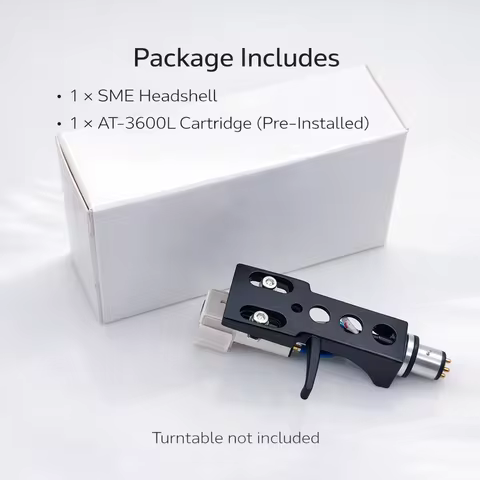 AT-3600L Cartridge + SME Headshell Combo, Universal SME Interface, Fits Most Standard Turntables, Fa