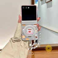 Casing For SAMSUNG Galaxy Z Flip 8 Z Flip 7 6 5 4 3 7 FE Keychain Chain Magnetic with Griptok with G
