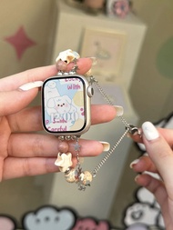 Cute Small Crowd Design Apple Watch Bands Star Beads Bracelet for iWatch 10/Apple Watch Series 9-11