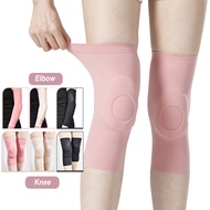 1Pair Compression Knee Pad or Elbow Pad With Silicone Gel Pad,Volleyball Knee Pads for Women Girls D