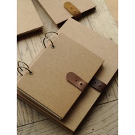 album gambar photo album Kraft Paper A4 Photo Album A5 Loose-leaf Photo Album DIY Hand-Paste Photo A