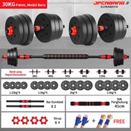 Dumbel Set Max 30kg/Dumbel barbel crome 30kg/30KG Dumbel BESI JF CABANG SURPABAYA