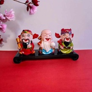 Three 3 Wise Men Figurine Statue to Attract Wealth, Health and Prosperity Lucky Charm Pampaswerte